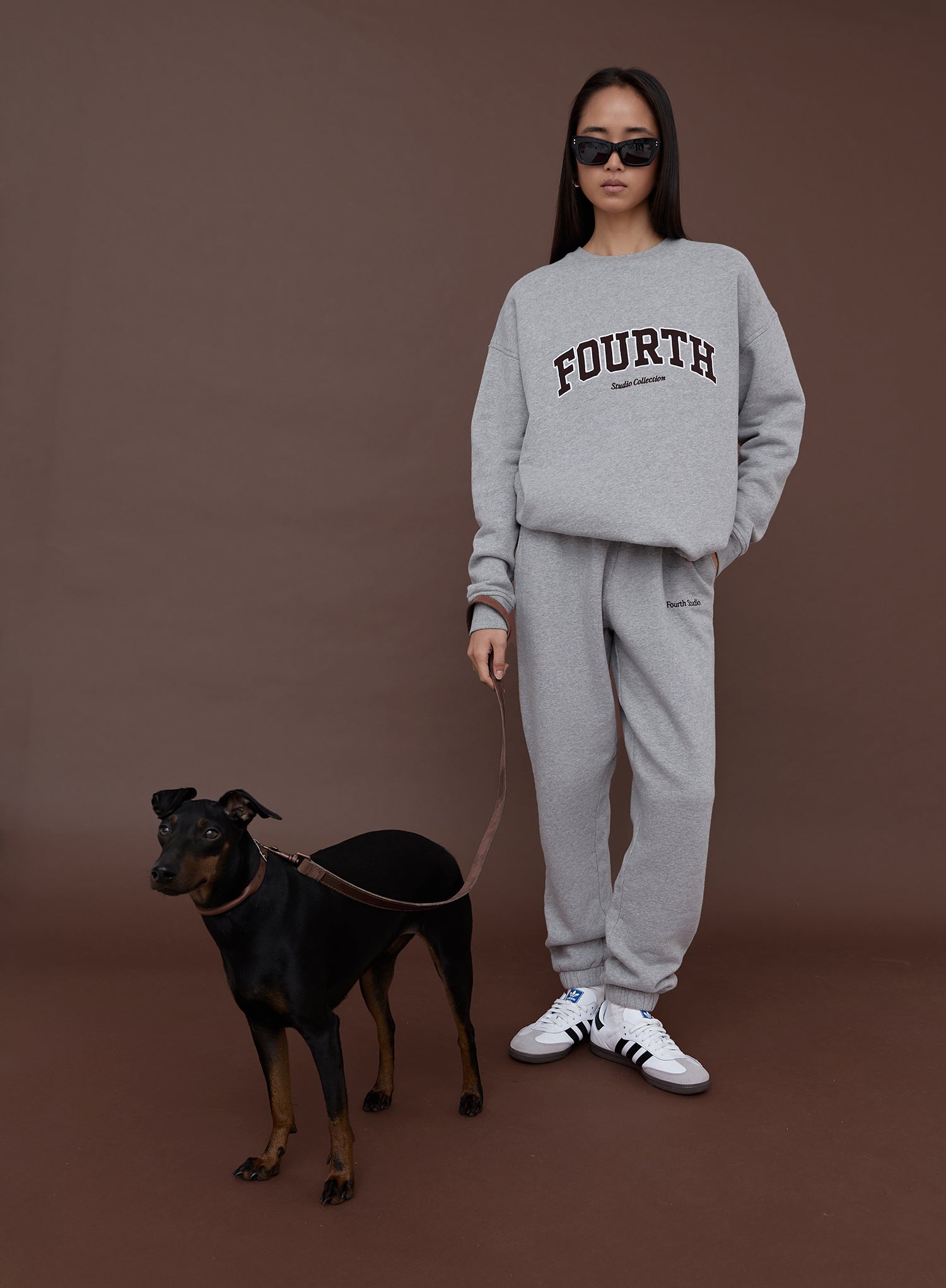 Grey Marl Fourth Studio Oversized Sweatshirt